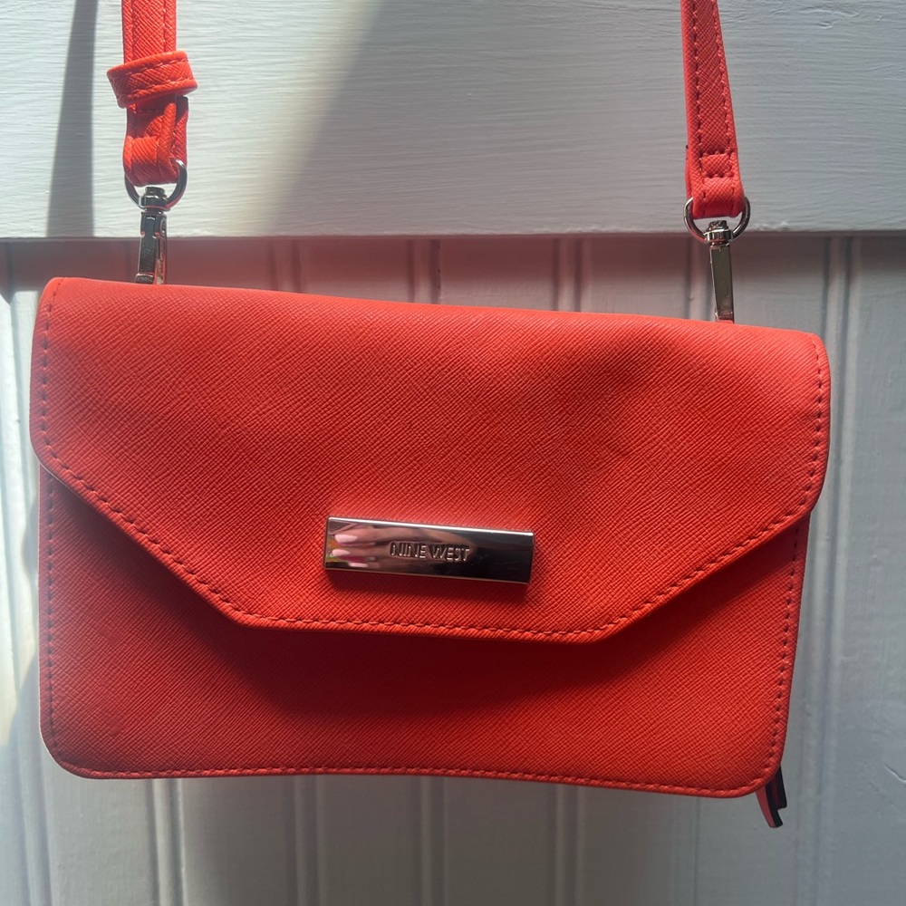 Nine West Vibrant Orange Crossbody Bag
